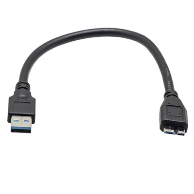 0,3 M 0,5 M 1M OD5.5 USB3.0 de alta velocidad AM a Cable de datos de extensión Micro B para cargador Micro HDD