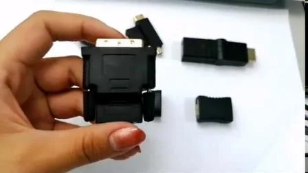 Adaptador de cabeza convertidor de Audio y vídeo 1080P, Displayport macho Dp a HDMI hembra estándar Chapado en níquel dorado