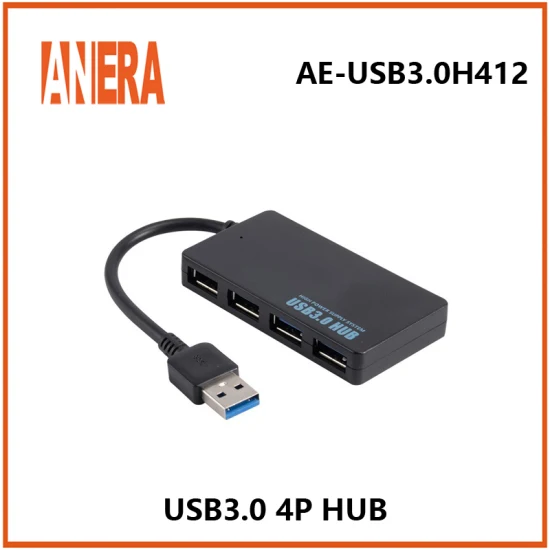 Compacto portátil directo del eje 5gbps de los puertos USB3.0 de la fábrica 4 con el cable