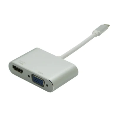 Adaptador VGA tipo C a HDMI 4K USB 3.1 tipo C (USB