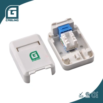 Gcabling Insertar placa de pared Negro RJ45 hembra a hembra Acoplador Panduit Netkey Keystone Jack