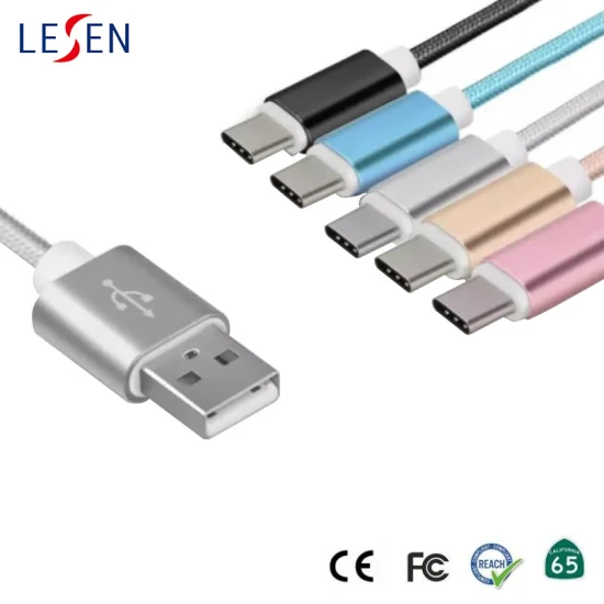 Tipo con mejores ventas C que carga el cable de datos USB 3.0/2.0 para PC/Phone