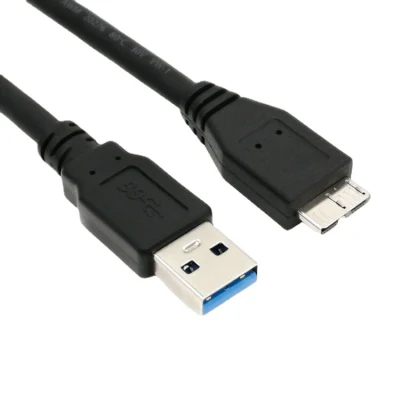 Cable USB de datos de alta calidad USB 3.0 a macho a cable macho micro B para cable micro cargador HDD